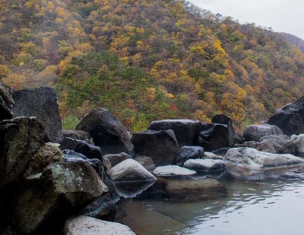 四季の彩りに風薫る足尾の宿 かじか